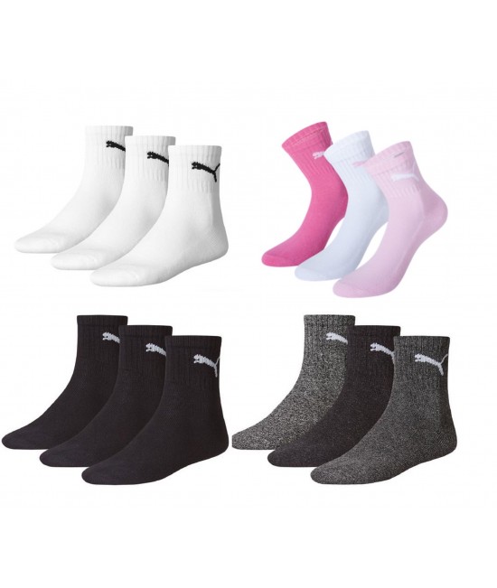 Puma Short Crew Training Socks Pack of 3