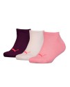 Puma Invisible Socks Pack of 3 Rose Water