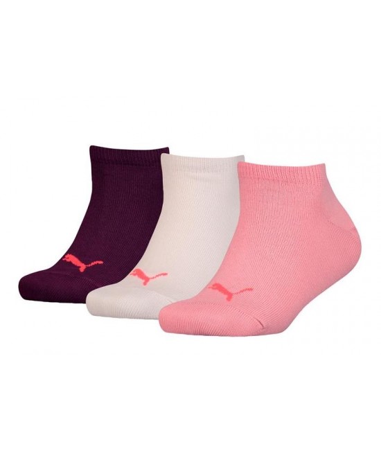 Puma Invisible Socks Pack of 3 Rose Water