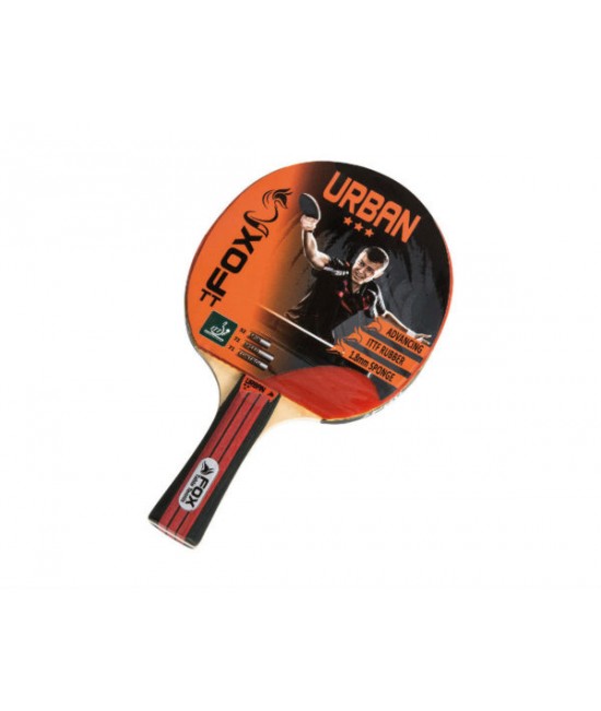 Fox TT Urban 3 Star Table Tennis Bat Multicolour