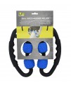 UFE Fitness Dual Sided Massage Roller Black Blue