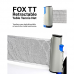 Fox TT Retractable Table Tennis Net Suitable for Indoor or Outdoor