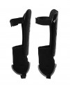 Precision Origin.0 Ankle Shin Guards Black Red