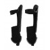 Precision Origin.0 Ankle Shin Guards Black Red