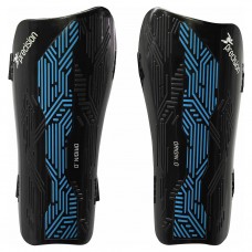 Precision Origin.0 Strap Shin Guards Blue
