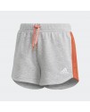 Adidas Essentials 3-Stripes Girls Shorts Grey