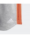 Adidas Essentials 3-Stripes Girls Shorts Grey