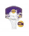 Wilson NBA Team Mini Hoop Over Door Mount