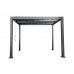 Sac Aluminium Louvre Pergola 3m x 3m, Adjustable Roof, Including Curtain
